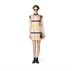 Jason Wu for Target Striped Button Down Pleated Details Shift Dress(XS)